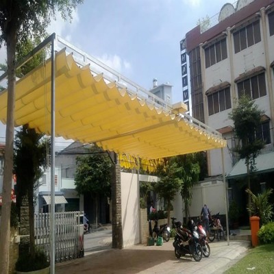 Mái xếp nhà để xe MXNXPT030