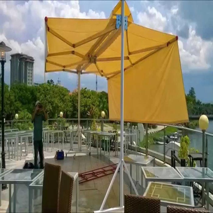 Mái xếp sân vườn MXSVPT065 Mái xếp sân vườn MXSVPT065